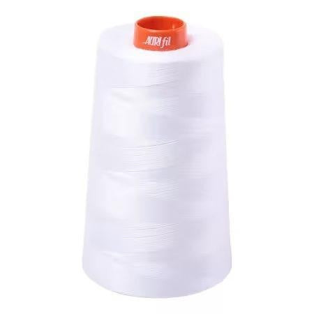 Aurifil USA Mako Cotton Embroidery Thread 50wt 6452yds White