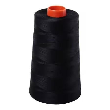 Aurifil USA Mako Cotton Embroidery Thread 50wt 6452yds Black