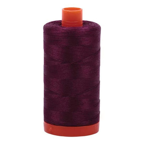Aurifil Cotton Mako Thread 50 Weight 1422 Yards Plum