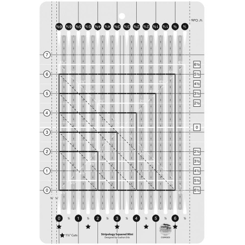 Creative Grids Stripology¨ Mini Quilt Ruler by Creative Grids USA