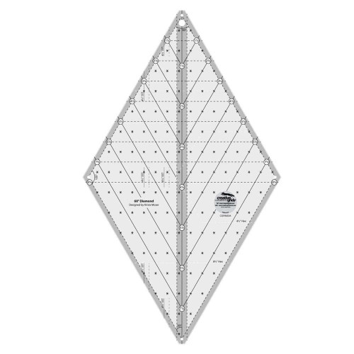 Creative Grids 60 Degree Diamond Ruler by Creative Grids USA