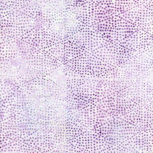 Timeless Treasures Fabrics Tonga Batik Crystal Water Color Dots Thistle