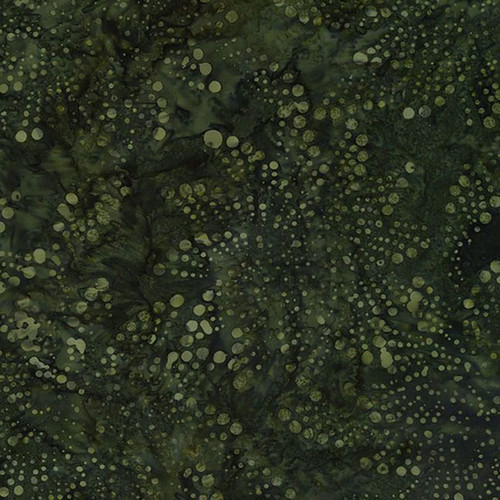 Timeless Treasures Fabrics Tonga Batiks Cedar & Sleigh Bells Floral Fireworks Hunter