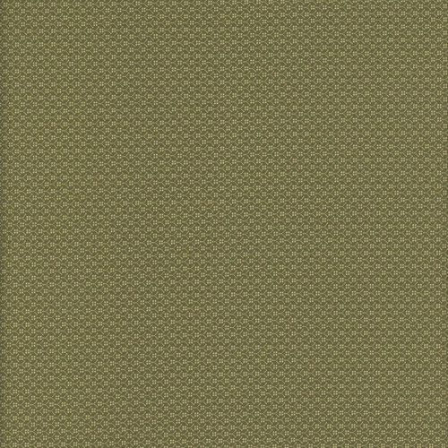 Marcus Fabrics Cozy Christmas Katie Solberg Green Tiny Dots