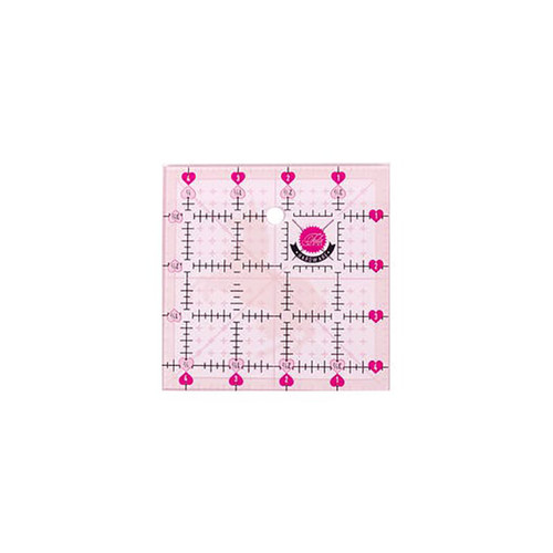 Tula Pink 4.5 by 4.5 Inch Non Slip Unicorn Ruler