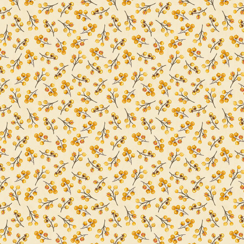 Wilmington Prints Chickadee Charm Danielle Leone Berry Toss Cream