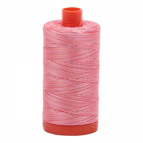 Aurifil Cotton Mako Thread 50 Weight 1422 Yards Flamingo Variegated