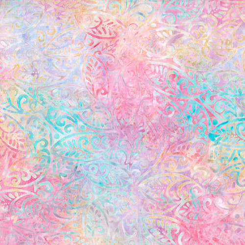 Wilmington Prints Candy Crush Batiks Large Leaves Multi