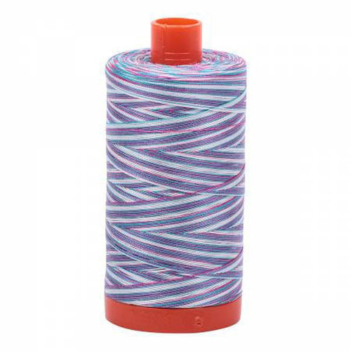 Aurifil Cotton Mako Thread 50 Weight 1422 Yards Berrylicious Variegated