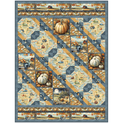 Wilmington Prints Nancy Mink Glorious Fall Throw Size Quilt Kit