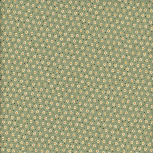 Andover Fabrics Holbrook by Max & Louise Mint Green Eggs and Dots