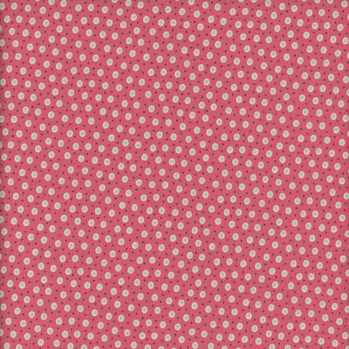 Andover Fabrics Holbrook by Max & Louise Rouge Pink Eggs and Dots