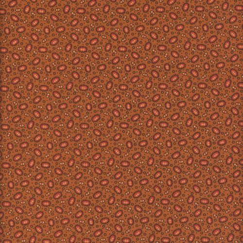 Andover Fabrics Spice Market by Jo Morton Orange Fuzzy Pills