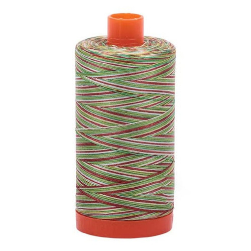 Aurifil Cotton Mako Thread 50 Weight 1422 Yards Leaves Variegated