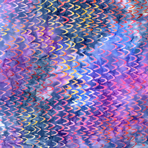 Timeless Treasures Fabrics Mayfair Tonga Batiks Wing and a Prayer Jam Purple Arrowheads