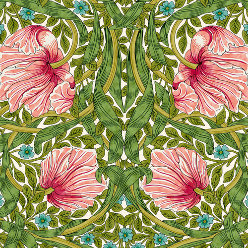 FreeSpirit Fabrics Bedford Park by William Morris & Co Pimpernel Green
