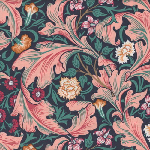 FreeSpirit Fabrics Bedford Park by William Morris & Co Leicester Teal