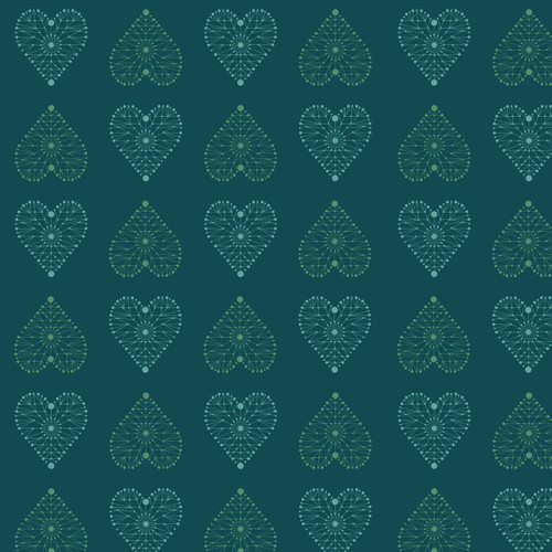 FreeSpirit Fabrics Enrapture by Guicy Guice Amour Turquoise