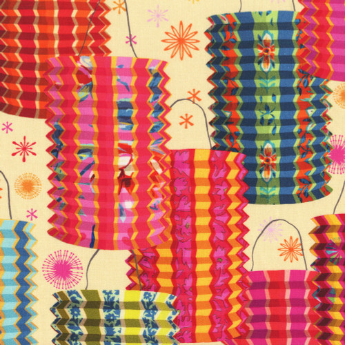 FreeSpirit Fabrics Festival by Odile Bailloeul Lanterns Cream