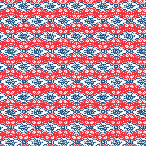 FreeSpirit Fabrics Happy Birthday, America! Mary Engelbreit Maison Rouge Red