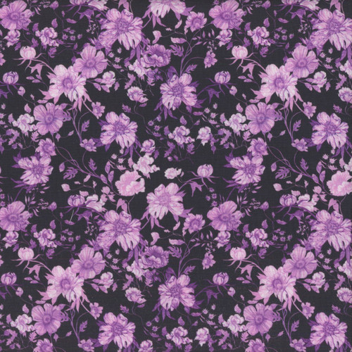 FreeSpirit Fabrics In Full Bloom by Surface of Beauty Fairy Sprinkle Navy