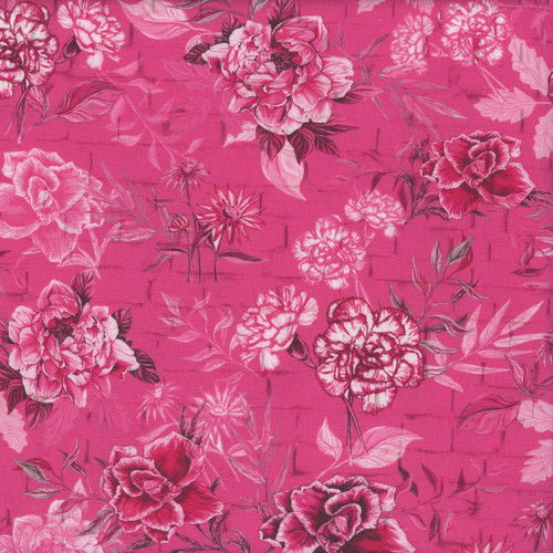 FreeSpirit Fabrics In Full Bloom by Surface of Beauty Magenta Immersion Magenta