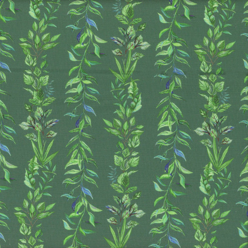 FreeSpirit Fabrics In Full Bloom by Surface of Beauty Leafy Trellis Forest
