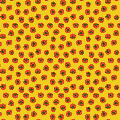 FreeSpirit Fabrics Vegetable Patch by Jane Sassaman Tomato Yellow