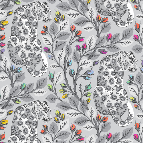 FreeSpirit Fabrics Graywork by Tula Pink Beautymark Fog