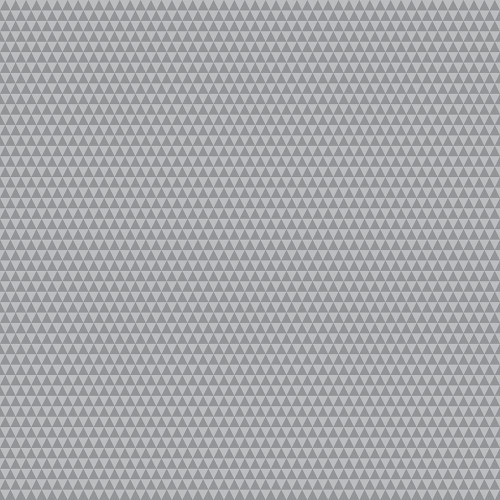 FreeSpirit Fabrics True Colors Graywork by Tula Pink Kindy Shady Fog, fabric pattern with small gray triangles on a light gray background.