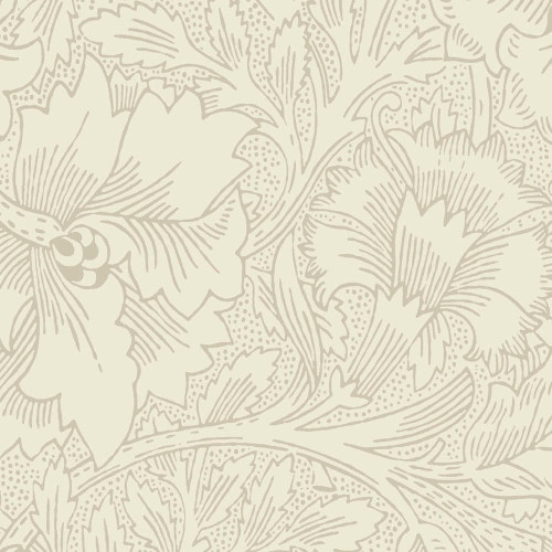 Free Spirit Fabrics William Morris Standen Cream Poppy