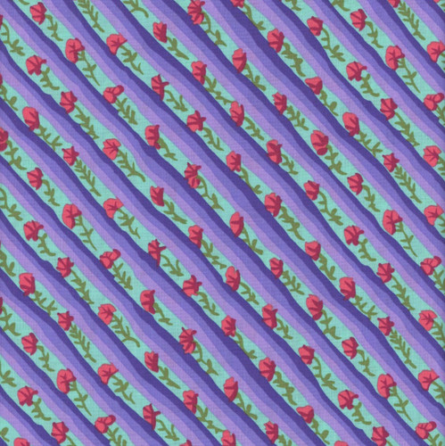FreeSpirit Fabrics From the Archives by Kaffe Fassett Diagonal Poppy Purple