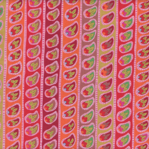 FreeSpirit Fabrics From the Archives by Kaffe Fassett Paisley Stripe Red