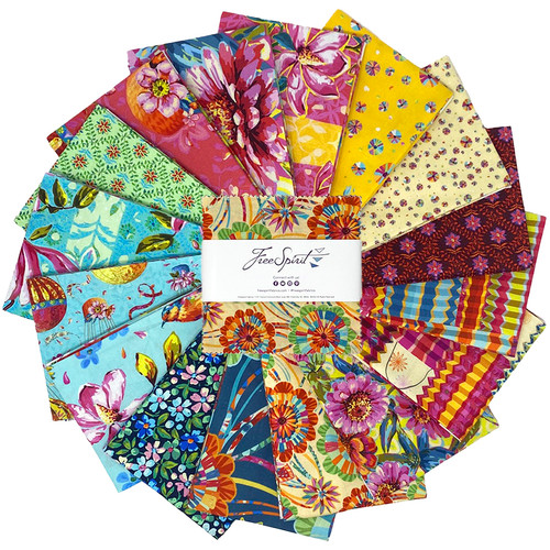 FreeSpirit Fabrics Festival by Odile Bailloeul Charm Pack 5 Inch Squares