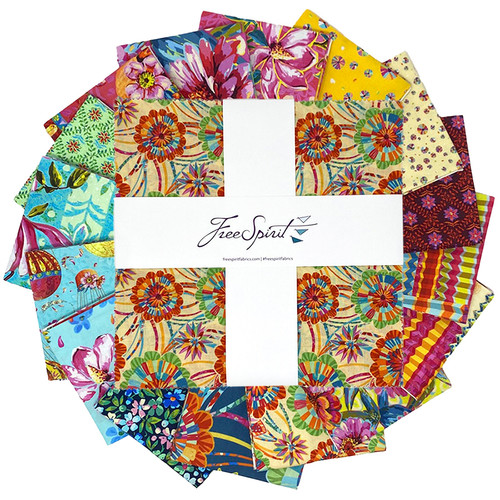  FreeSpirit Fabrics Festival by Odile Bailloeul Layer Cake Ten Inch Charms