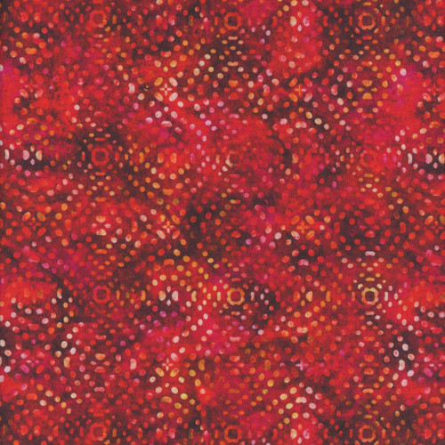 Quilting Treasures Fabrics Bedazzled by Dan Morris Red Dotty Petals
