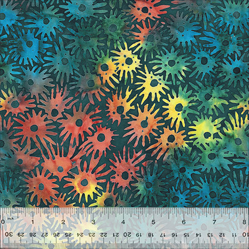 Anthology Fabrics Baliscapes Batiks Allure Sea Urchins Algae Batik