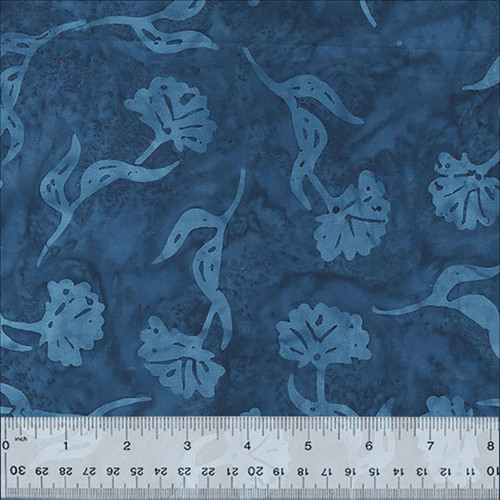 Anthology Fabrics Baliscapes Batiks Allure Mums Blueberry Batik