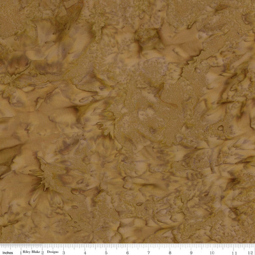 Riley Blake Fabrics Batiks Hand Dye Texture Bronze Sea