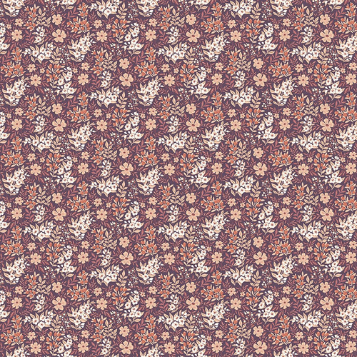Riley Blake Fabrics Evening on the Praire Modern Prairie Ditsy Floral Purple