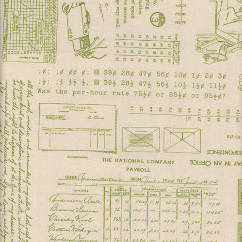 Riley Blake Fabrics TYPE/ography Lori Holt Background Lettuce