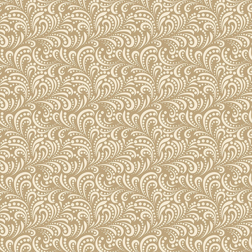 Riley Blake Fabrics Morning Latte Swirls Camel