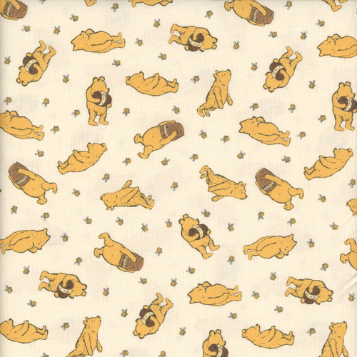Riley Blake Fabrics Winnie the Pooh Toss Cream