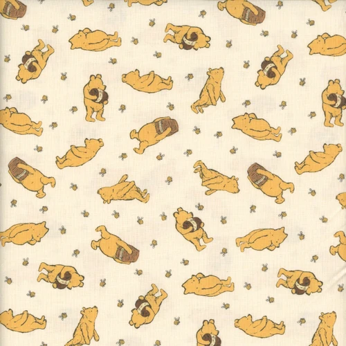 Riley Blake Fabrics Winnie the Pooh Toss Cream