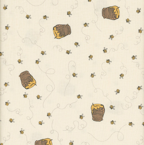 Riley Blake Fabrics Winnie the Pooh Bees Cream