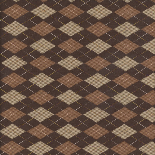 Riley Blake Fabrics Plaid-Venture Club Archer Brown