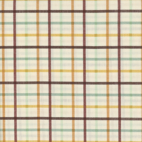 Riley Blake Fabrics Plaid-Venture Club Camper Cream