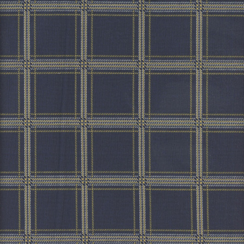 Riley Blake Fabrics Plaid-Venture Club Hunter Navy