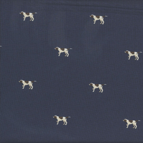 Riley Blake Fabrics Plaid-Venture Club Pointers Navy