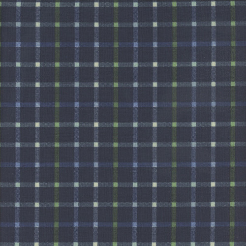 Riley Blake Fabrics Plaid-Venture Club Camper Navy